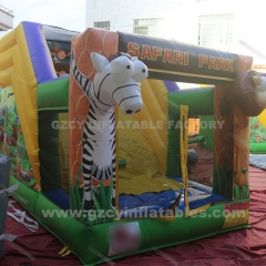 Jungle Safari Park Inflatable Jumping Bouncer Castle