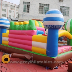Candy Inflatable Bouncer Jumping Castles With Slide