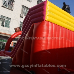 Outdoor playground children's inflatable slide castle