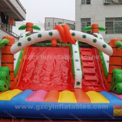 Inflatable Bouncer Bounce Castle with Water Slide for Kids Party