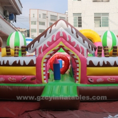 Candy Fun Park Inflatable Jumping Castle