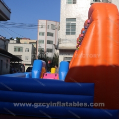 Inflatable Climbing Wall Obstacle Race Game Playground