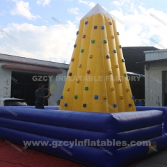 Inflatable Rock Rocking Climbing Tower for sport game