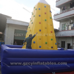 Inflatable Rock Rocking Climbing Tower for sport game