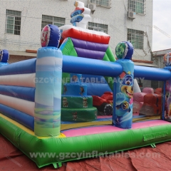 outdoor fun city inflatable amusement park bounce house