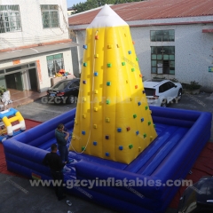 Inflatable Rock Rocking Climbing Tower for sport game