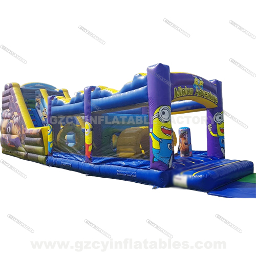 Minion Inflatable Obstacle Playground