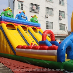 Large inflatable amusement park jumping castle