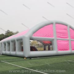 Outdoor giant pink inflatable tent