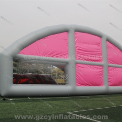 Outdoor giant pink inflatable tent