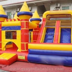 Commercial kids inflatable bounce house slide combo