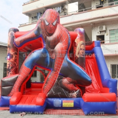 Spiderman Bounce House Inflatable Castle Slide Combo