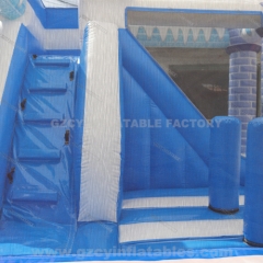 Frozen Bounce House Inflatable Castle Combo with Slide