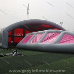 Outdoor giant pink inflatable tent