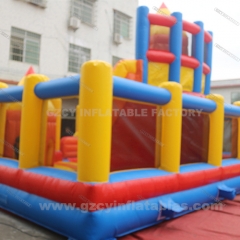 Commercial amusement park inflatable fun city