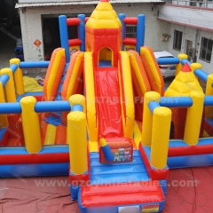 Commercial amusement park inflatable fun city