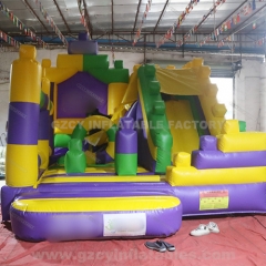 Lego inflatable bouncer kids bouncy castle slide combo