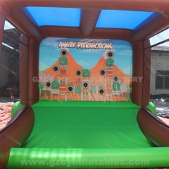 Outdoor game inflatable football goal