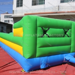 outdoor playground inflatable bungee double runway