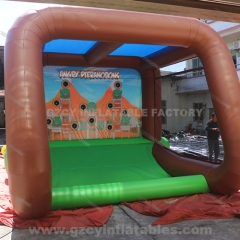 Outdoor game inflatable football goal