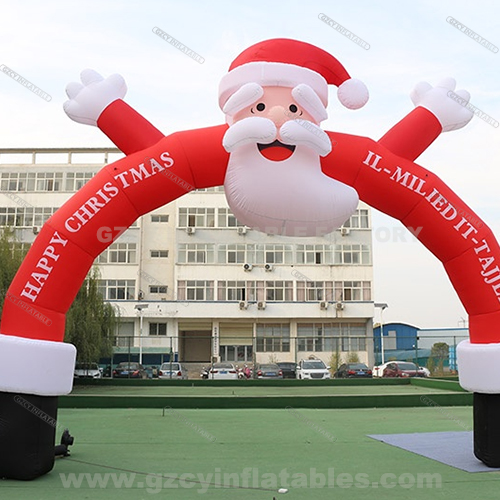 Christmas themed inflatable advertising, Santa Claus inflatable arch