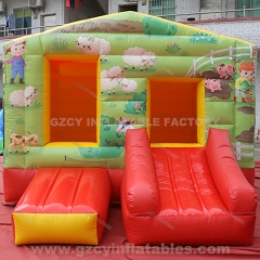 Farm Themed Inflatable Bouncer Slide Combo