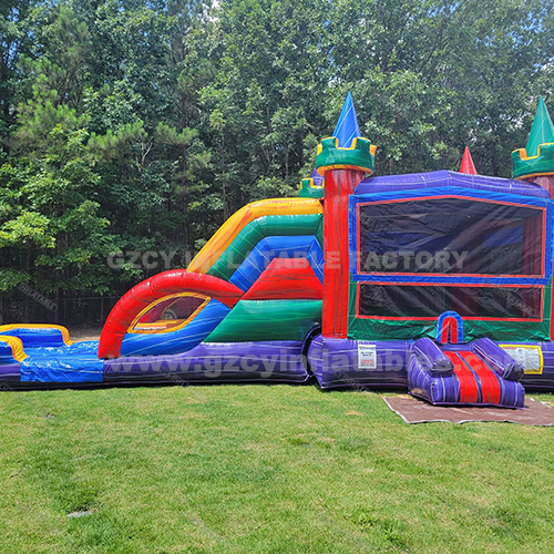Kids Commercial Bounce House Outdoor Party Inflatable Castle Slide Combo