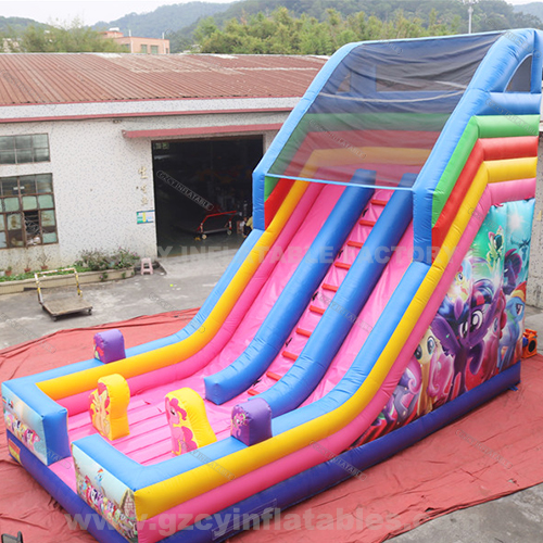 Commercial Outdoor Playground inflatable jumping castle slide combo