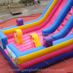 Commercial Outdoor Playground inflatable jumping castle slide combo