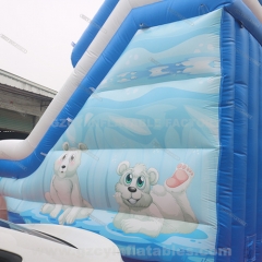 Inflatable Bear Dry Slide