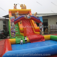 Mickey Bounce House Inflatable Water Slide Pool