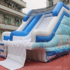 Inflatable Bear Dry Slide