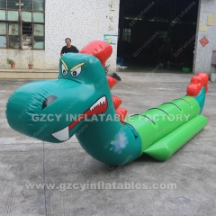 Double tube inflatable dragon boat banana boat