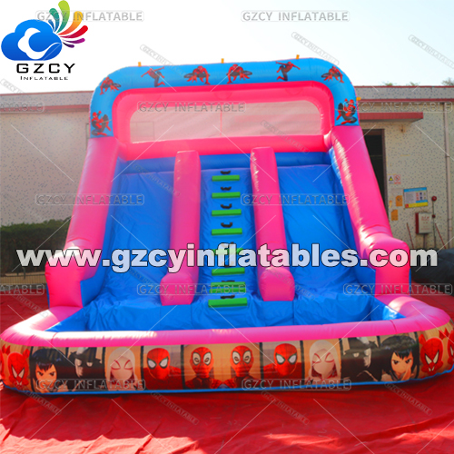 Commercial Spiderman Water Slide