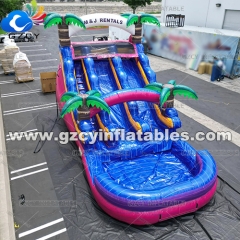 Commercial Inflatable Water Slide For Kids inflatable water slide with pool For Sale