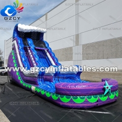 Cheap price inflatable slide for kids water slide commercial big inflatable water slide with pool for adults