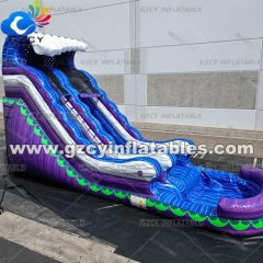 Cheap price inflatable slide for kids water slide commercial big inflatable water slide with pool for adults