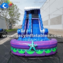Cheap price inflatable slide for kids water slide commercial big inflatable water slide with pool for adults