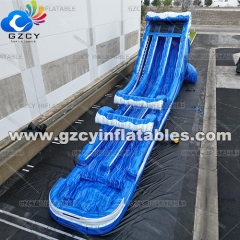 Commercial Outdoor Large Adult Inflatable Water Slide Garden Backyard Waterslide With Pool For Sale