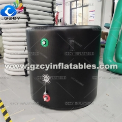 Customized size Double layer Portable ice barrel bath Inflatable ice bath tub for adult Ice bath tub with lid