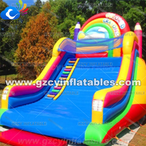 Crayon Inflatable Slide