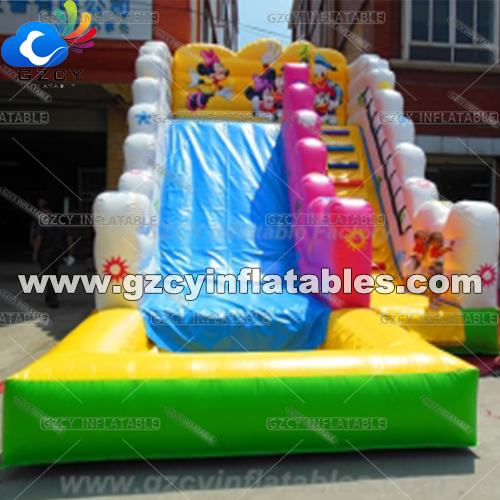 Mickey Party Water Slides Backyard Inflatable