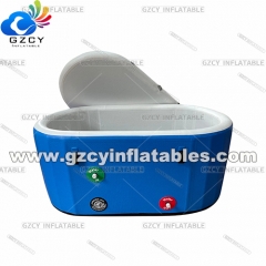Factory Custom portable foldable inflatable Cold Plunge Tub Adult PVC Ice Bath Tub