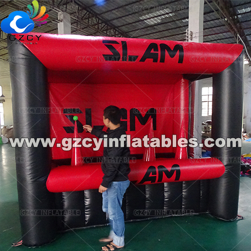 Inflatable shooting range with floating targets shooting game shootout inflatable shooting game