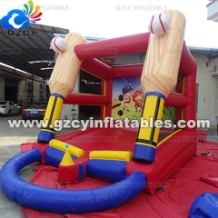 Inflatable Basketball Hoop Toss Game Bounce
