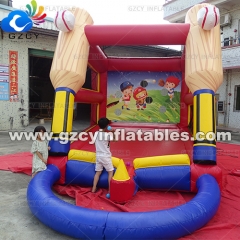 Inflatable Basketball Hoop Toss Game Bounce