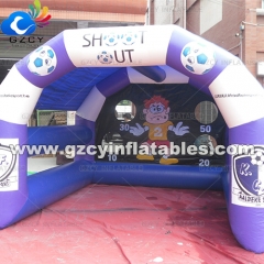 inflatable soccer football kick pvc shootout sport cage goal game