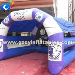 inflatable soccer football kick pvc shootout sport cage goal game