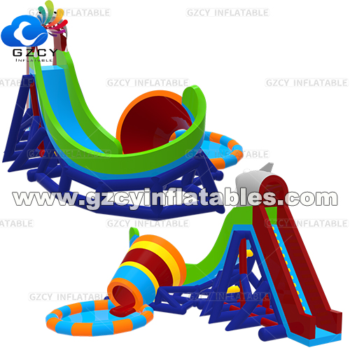 New Design Giant inflatable water slide for adults