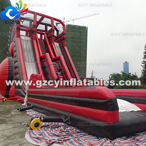 Three lane giant inflatable water slide for adults & Kids